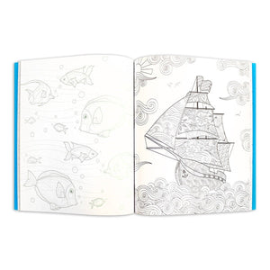 Adult Colouring Book - Seaside Serenity
