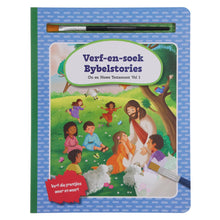 Load image into Gallery viewer, Verf En Soek Bybelstories : Ou En Nuwe Testament Vol 1