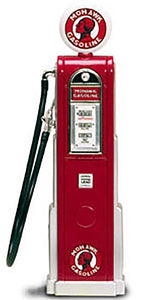 Gas Pump Mohawk Emblem Rectangular (scale 1 : 18) (red)