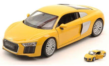 Load image into Gallery viewer, Audi R8 V10 Yellow 2016 (scale 1 : 24)