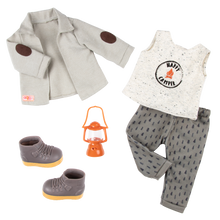 Load image into Gallery viewer, OG Deluxe Boy Camping Outfit with Lantern - Campsite Delight