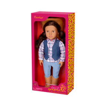Load image into Gallery viewer, OG Classic Doll Carolyn 18 Inch Dark Brown Hair