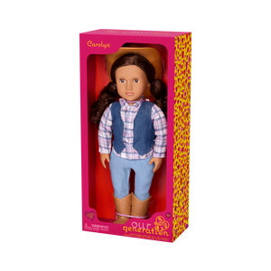 OG Classic Doll Carolyn 18 Inch Dark Brown Hair