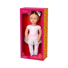 Load image into Gallery viewer, OG Classic Doll Kassia 18 Inch Blonde Rainbow Ballet Outfit