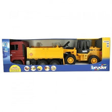 Load image into Gallery viewer, MAN TGA Construction Truck with Road Loader Bruder