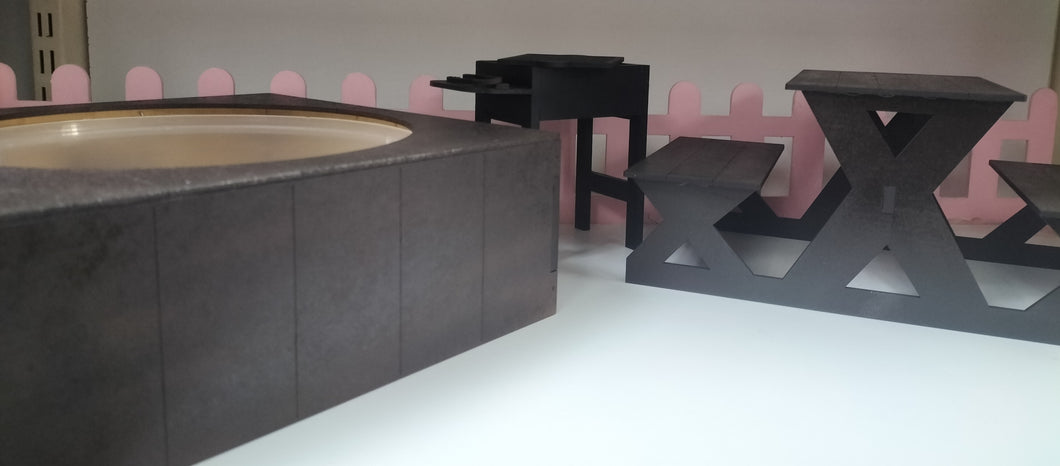 Barbie Swembad (Hout)