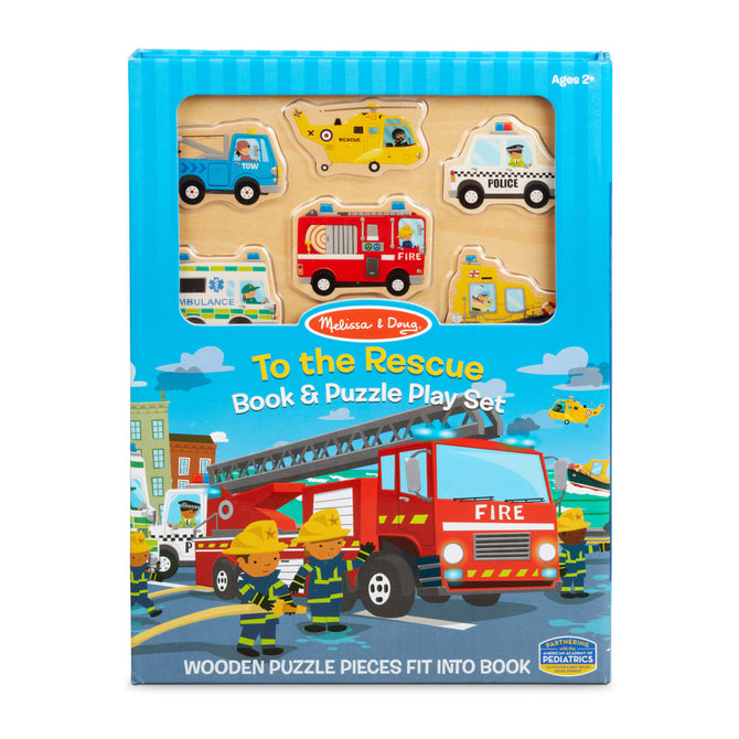 Book & Puzzle Play Set - To The Rescue