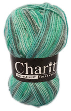 Load image into Gallery viewer, Charity Wool Dbl Knit Going Green Print 5 x 100g