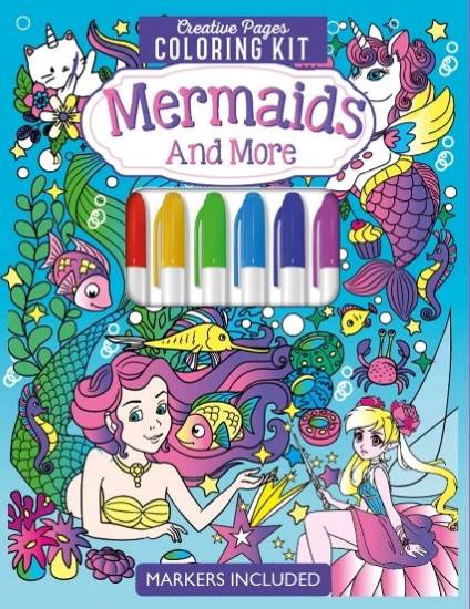 Creative Pages - Mermaids & More (Colouring Kit)