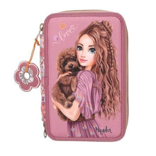 Load image into Gallery viewer, Top Model Triple Filled Pencil Case - Floral