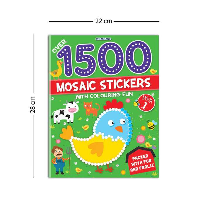 1500 Mosaic Sticker Book 1 (Green)