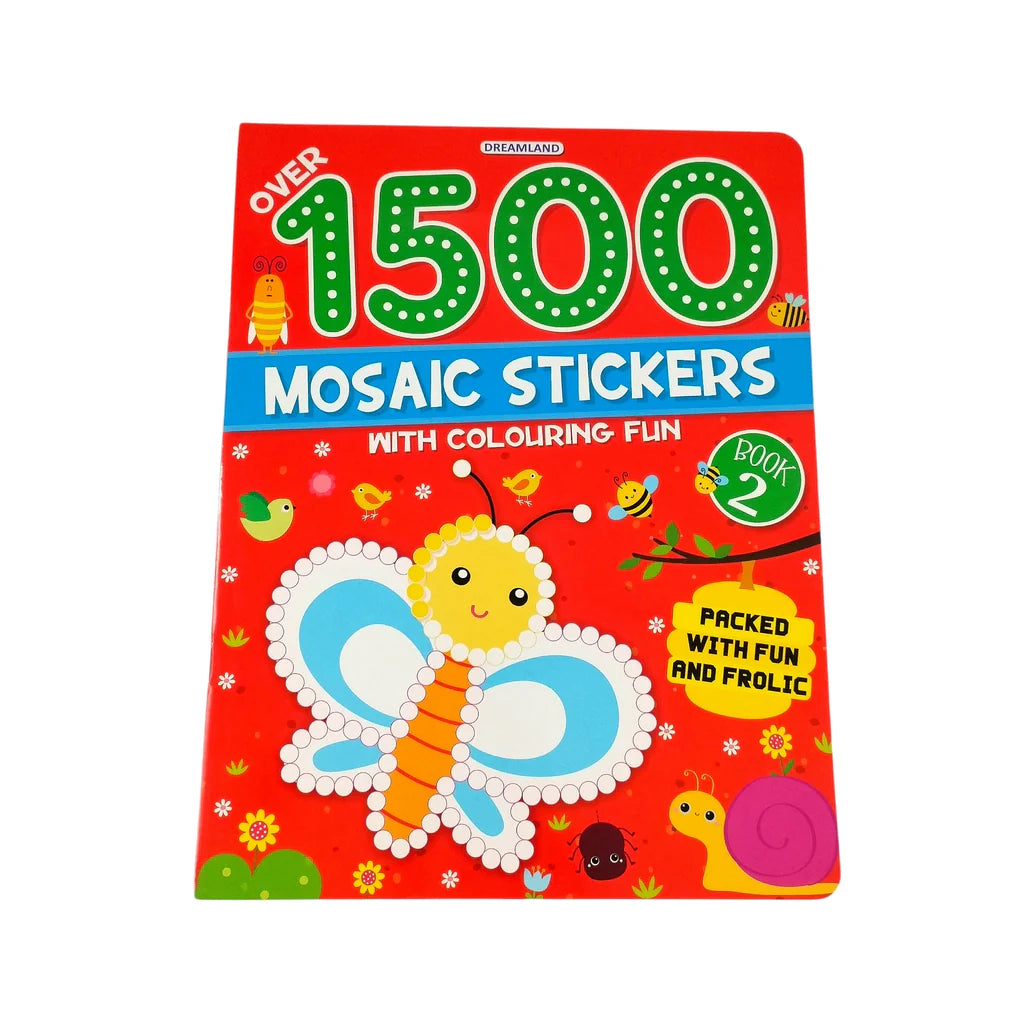 1500 Mosaic Sticker Book 2 (Red)