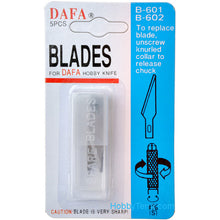 Load image into Gallery viewer, DAFA Art Knife Soft Grip Handle &amp; Spare Blades Set (Carded)