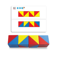 Load image into Gallery viewer, Design Cubes Wooden 4pc (60 x designs)(Logic Cubes)