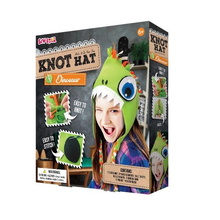 Load image into Gallery viewer, Sew Star Knot Hat Dinosaur (Boxed)