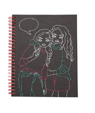 Load image into Gallery viewer, Top Model Doodle Colouring Book Set (w 5xneon pens,stickers)