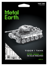 Puzzle 3D Tiger 1 Tank 60pc (Metal Earth)