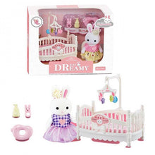 Load image into Gallery viewer, Dreamy Bay - Bunny Figurine with Crib &amp; Acc (Boxed)