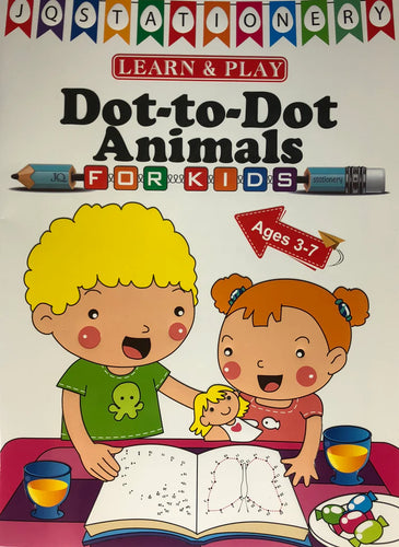 Dot To Dot Animals Book (Learn & Play)