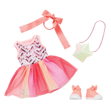 Load image into Gallery viewer, Glitter Girls Sequined Party Dress (Starlight Delight)