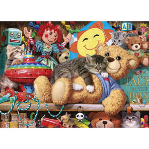 Puzzle 1000pc Snoozing On The Ted