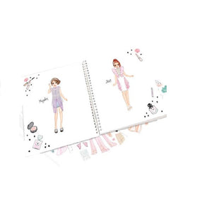 Top Model Create Your Glam Look Colouring Sticker Book