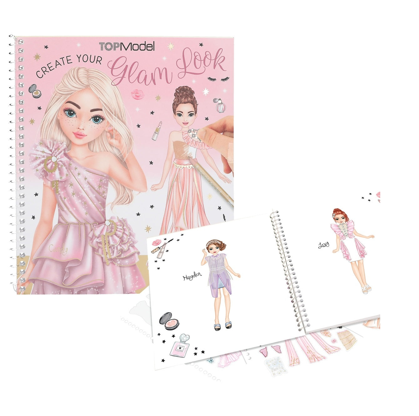 Top Model Books Papi Top Model Create Your Glam Look Colouring Sticker Book – Toyville ...