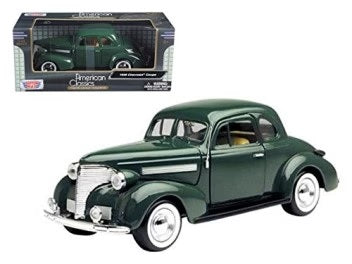 Chevrolet Coupe Green 1939 (scale 1 : 24)