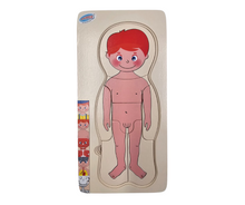 Load image into Gallery viewer, Puzzle Head To Toe - Boy (Wooden)