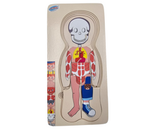 Load image into Gallery viewer, Puzzle Head To Toe - Boy (Wooden)