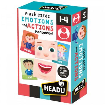 Flashcards Emotions & Actions Montessori (HEADU)