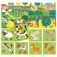 Load image into Gallery viewer, Puzzle (8 x 4pc)  + (1 x 32pc) Farm (HEADU)