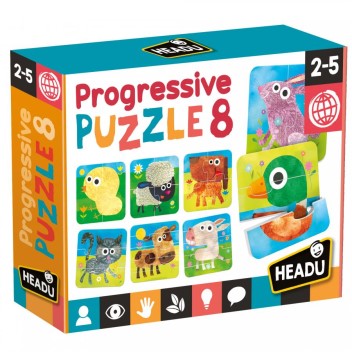 Progressive Puzzles (8 x puzzles) (Headu)