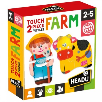 Puzzle 15 x 2pc Touch Farm (HEADU)