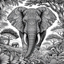 Load image into Gallery viewer, Fine Art - Majestic Elephant 300 x 300mm
