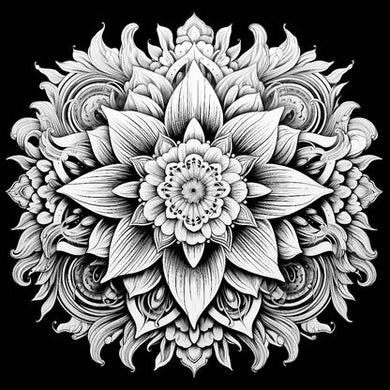 Fine Art - Moody Mandala 595 x 595mm