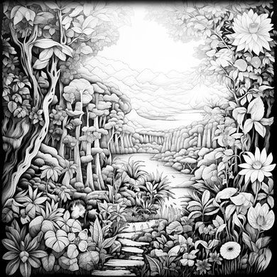 Fine Art - Through The African Jungle 595 x 595mm