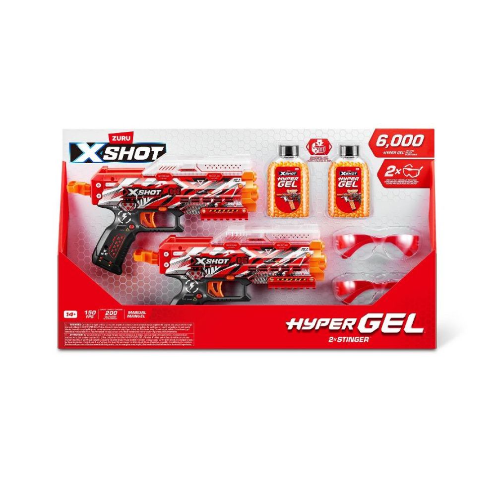 X Shot Hyper Gel Stinger x 2 (Boxed)