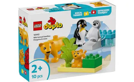10442 Wild Animal Families : Penguins & Lions Duplo