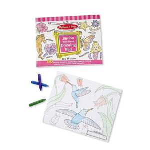 Jumbo Colouring Pad - Pink
