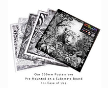 Load image into Gallery viewer, Fine Art - Jungle Leopard 300 x 300mm Board
