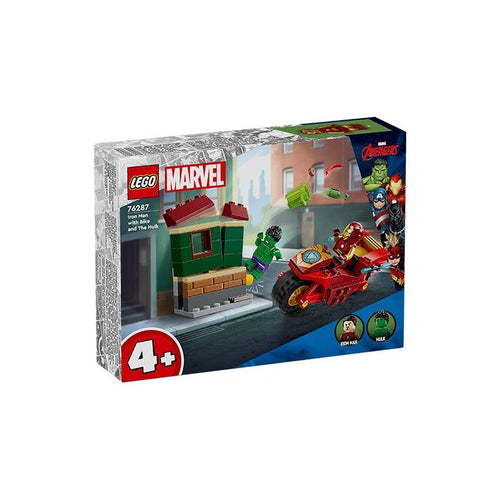 76287 Iron Man with Bike & The Hulk Marvel