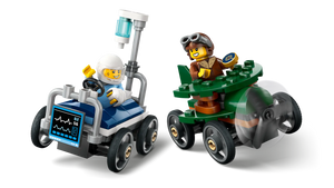 60459 Airplane Vs Hospital Bed Race Car Pack City