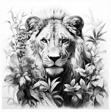 Load image into Gallery viewer, Fine Art - Leafy Lion 300 x 300mm Board