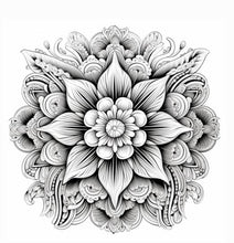 Load image into Gallery viewer, Greeting Card - Lotus Mandala 155 x 155mm