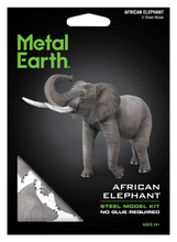 Load image into Gallery viewer, Puzzle 3D African Elephant (Metal Earth)