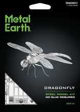 Load image into Gallery viewer, Puzzle 3D Dragonfly 21pc (Metal Earth)