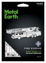 Load image into Gallery viewer, Puzzle 3D Fire Engine 89pc (Metal Earth)
