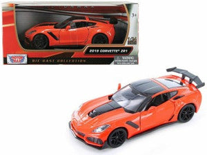 Chev Corvette ZR1 2019 Orange (scale 1 : 24)