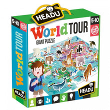 Load image into Gallery viewer, Puzzle 108pc (Giant Puzzle) World Tour (HEADU) (boxed)